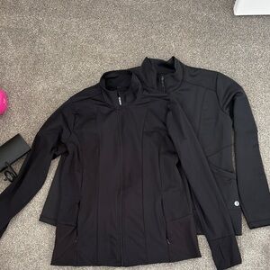 Women's Black Scrub Jackets